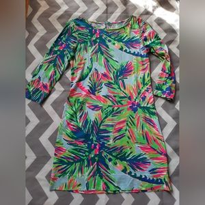 Lilly pulitzer dress palm leaf Small